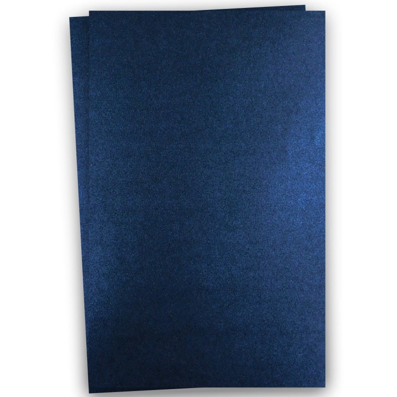Shine BLUE SATIN - Shimmer Metallic Paper - 12x18 - 80lb Text (118gsm) - 20