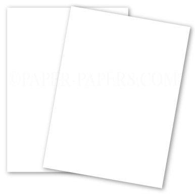 18X12 100# White Blazer Digital Satin Cover - 500 Pk [279495]
