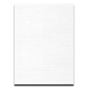 Baronial Ivory Card Stock - 18 x 12 Classic Linen 80lb Cover