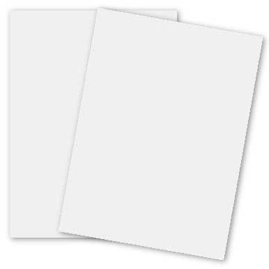 Basic White (Lightweight) Card Stock Paper - 8.5 X 11 - 65Lb Cover