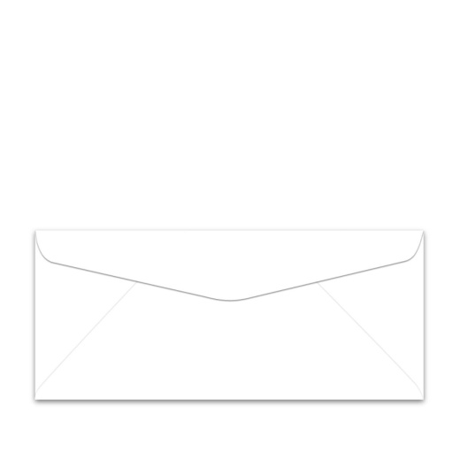 #9 White Smooth Cougar Envelopes - 2500 Pack