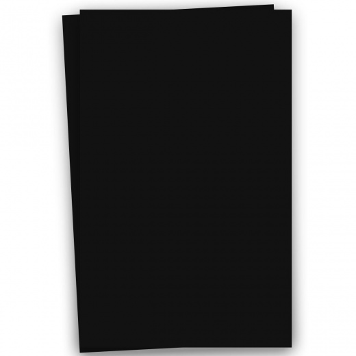 Black 11-x-17 100 per package, 135 GSM (91lb Text) Curious SKIN Paper