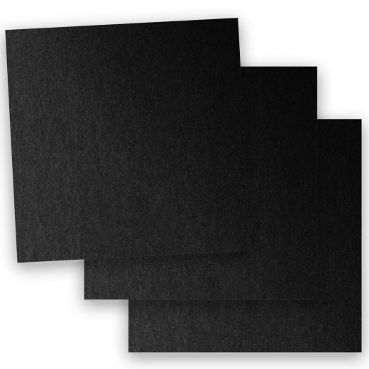 Metallic - 8.5X11 Card Stock Paper - ONYX - 105lb Cover (284gsm