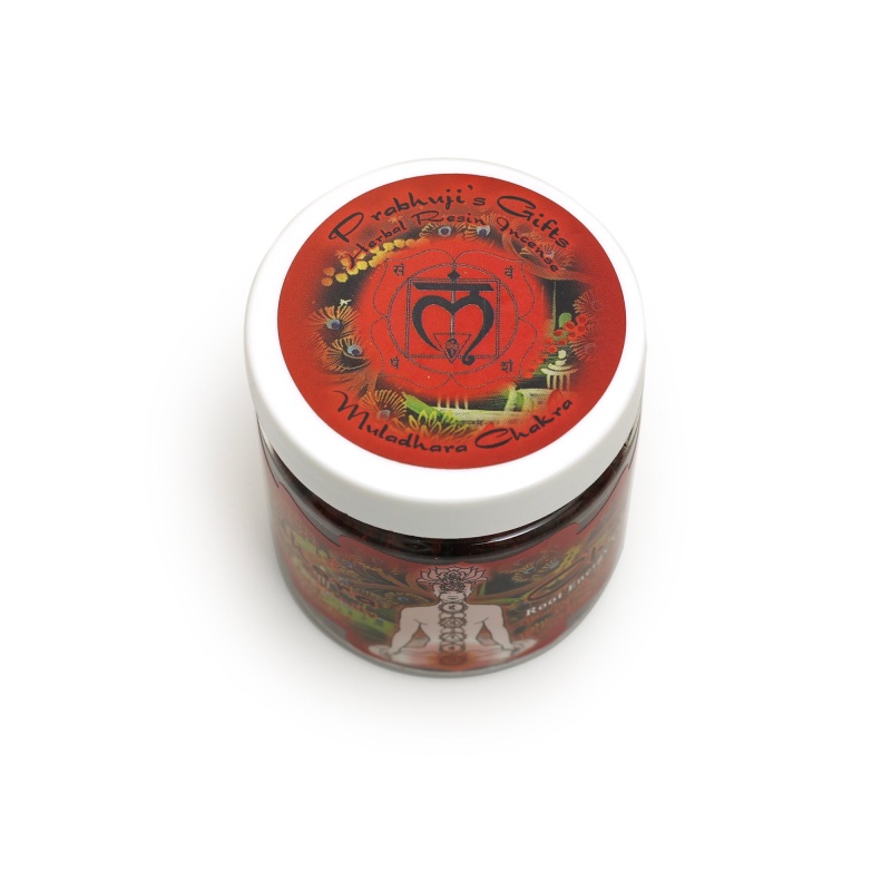 Resin Incense Root Chakra Muladhara - Grounding And Inner Peace - 2.4Oz Jar