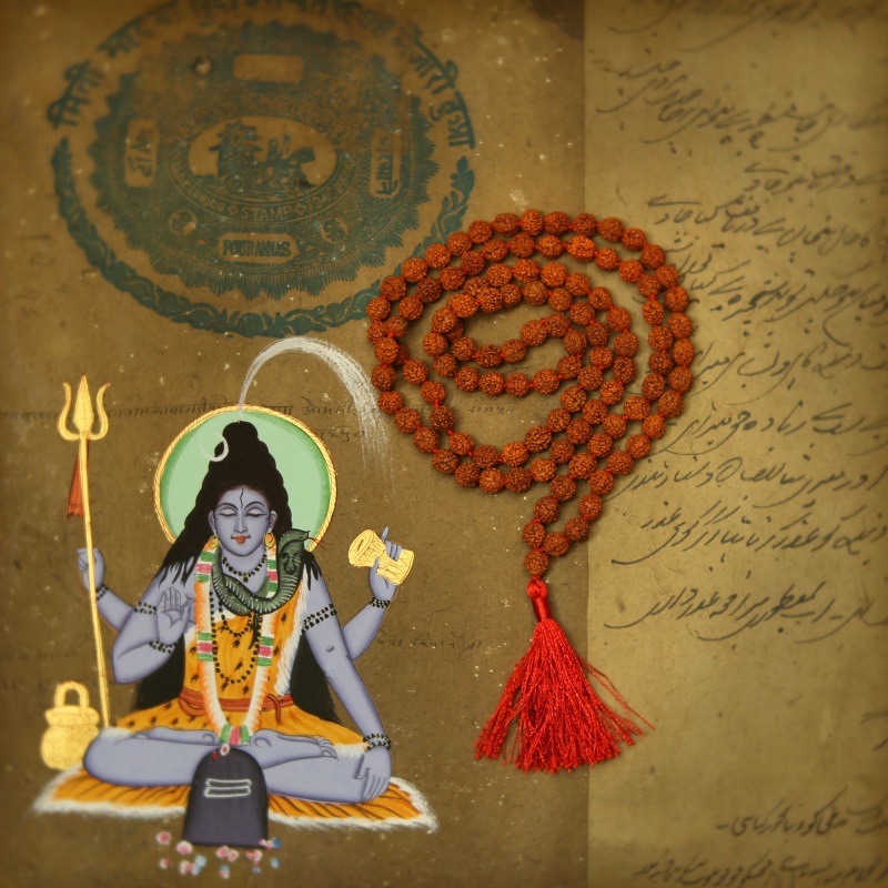 Prayer Mala Beads - Rudraksha - 108 Prayer Beads