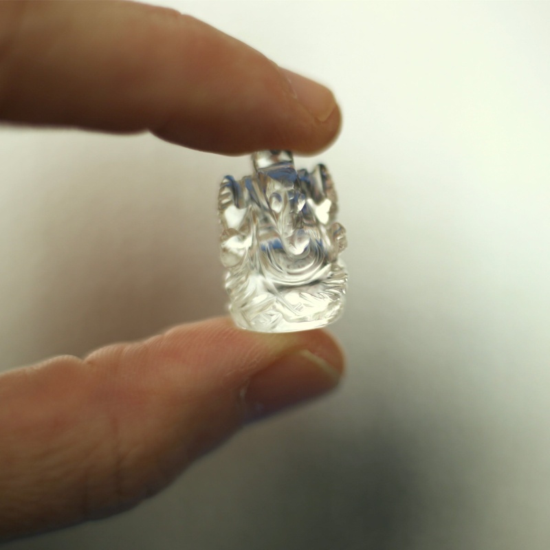 Spiritual Figurine - Miniature Lord Ganesh - 0.74 Oz