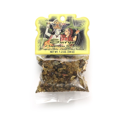 Resin Incense Surya Happiness and Joy - 1.2Oz Bag by Prabhuji's Gifts