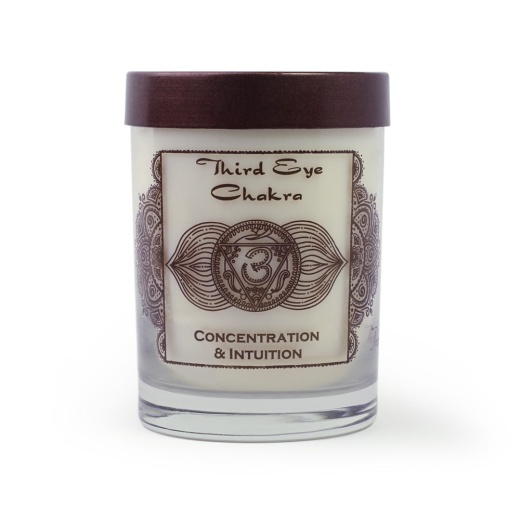 Third Eye Chakra Ajna Candle for Chakra Meditation - 10.5Oz