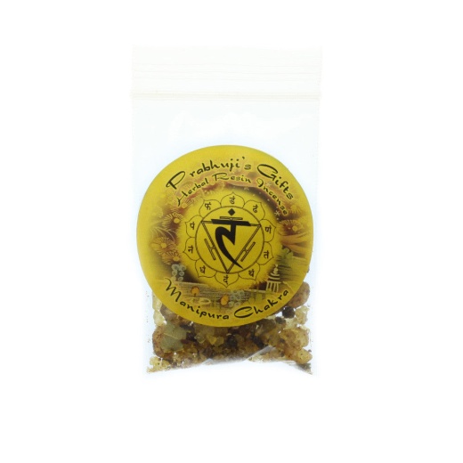 Sample Resin Incense Solar Plexus Chakra Manipura - Self-Confidence and Transformation