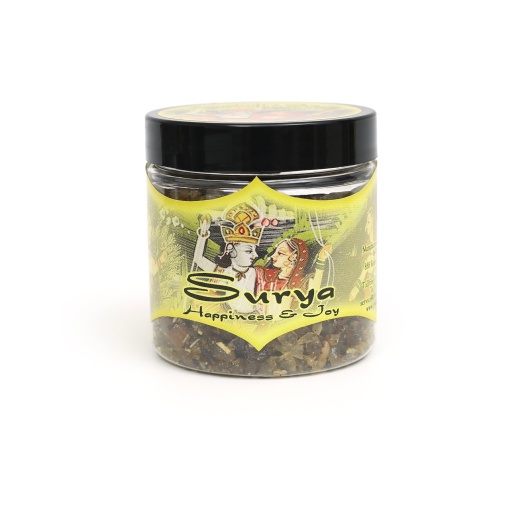 Resin Incense Surya - Happiness And Joy - 2.4Oz Jar