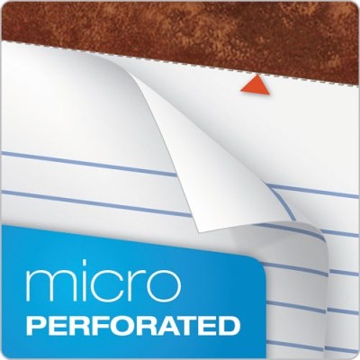 Tops Perforated Jr. Legal Pads, Wide-Ruled, White, 5" X 8", 12/Case