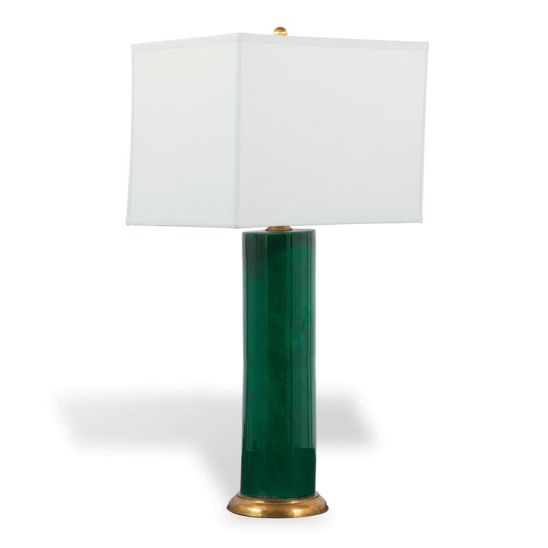 Melrose Emerald Lamp 32"h