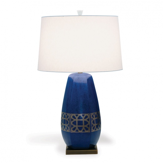 Lamerie Blue Lamp 32"h - Elevate Your Home Decor with Sophistication