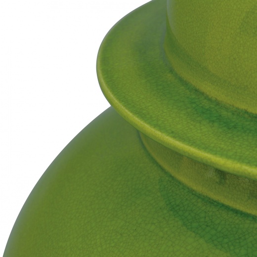 Apple Green Temple Jar