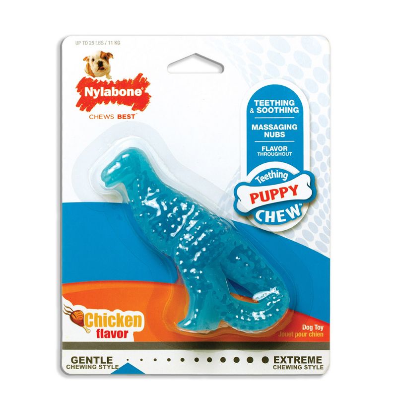 Puppy Chew Dental Dino Chew Dog Toy