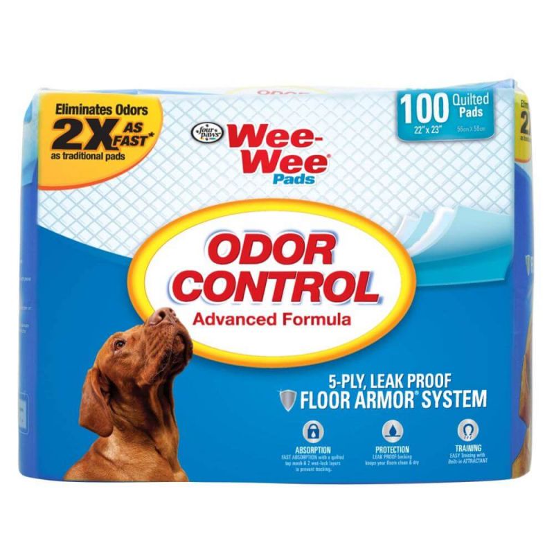Wee-Wee Odor Control Pads 100 Count