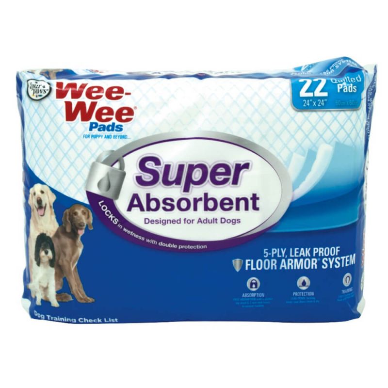 Wee-Wee Super Absorbent Pads 22 Count
