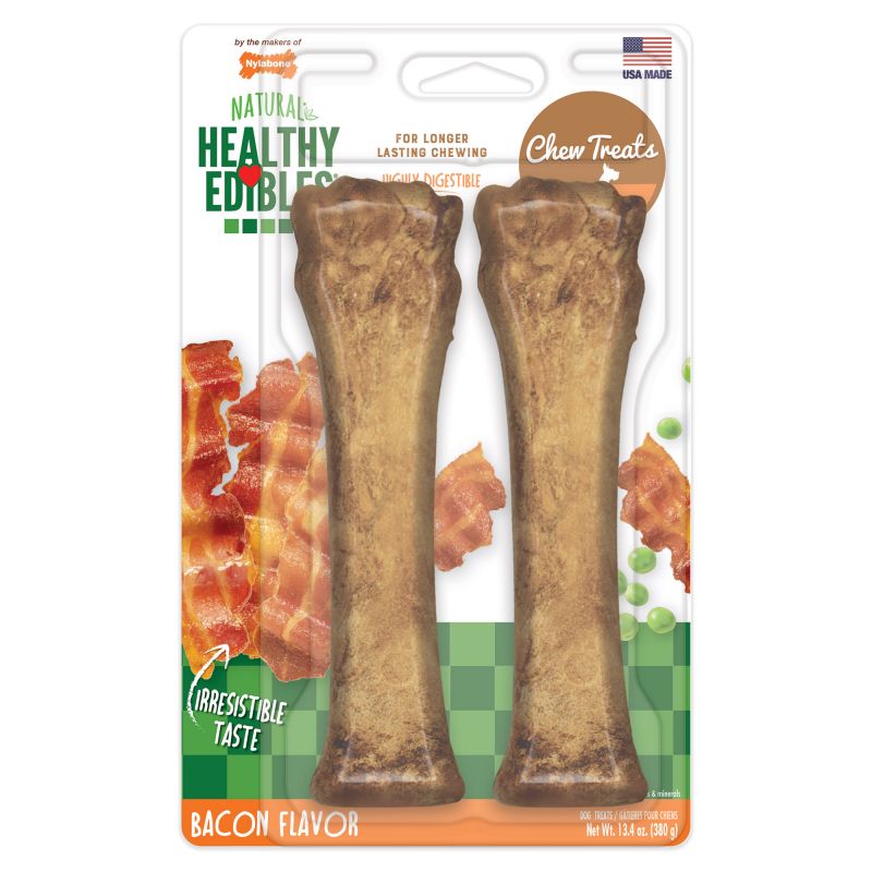 Healthy Edibles Longer Lasting Bacon Treats Sourper 2 Count