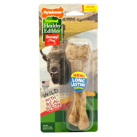 Healthy Edibles Wild Chew Treats Bison Large 1 Count