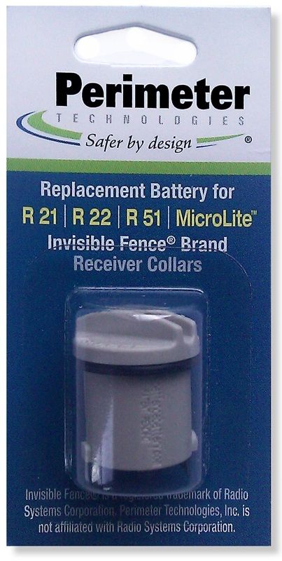 Invisible Fence Compatible R21 and R51 Dog Collar Battery - 3 Volt Lithium Battery by Perimeter Technologies