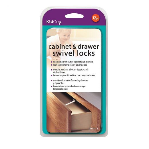 KidCo Swivel Cabinet And Drawer Locks 12 Pack - Your Solution for Home Safety