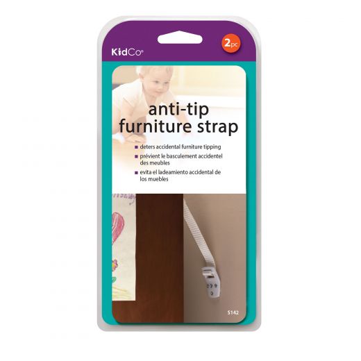 KidCo Anti-Tip Furniture Straps 2 Pack