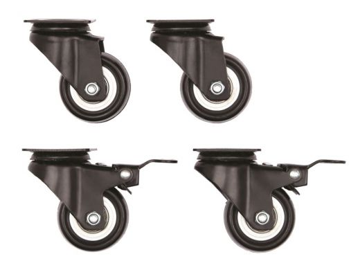 Skudo Pet Travel Carrier Wheel Casters 4 Pack - Midwest Products