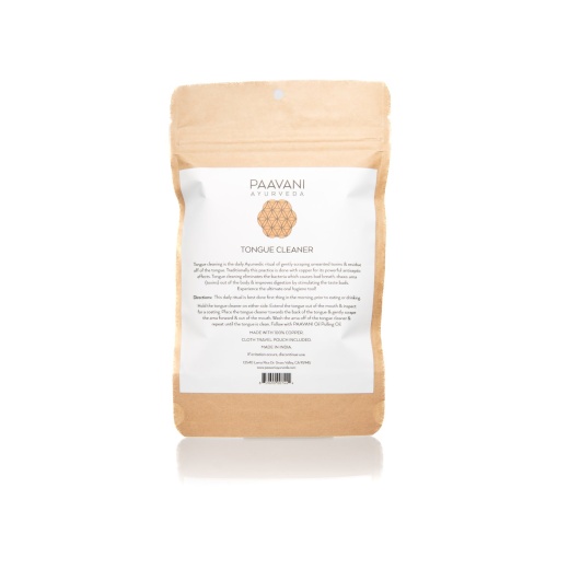 Paavani Ayurveda Copper Tongue Cleaner: Boost Oral Hygiene and Overall Health