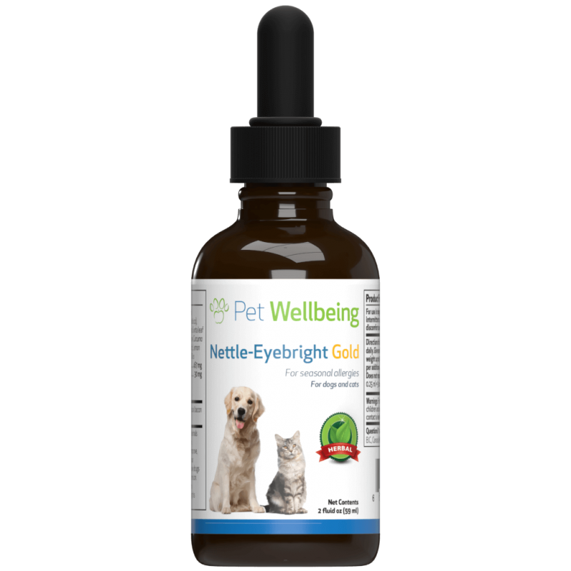 Nettle-Eyebright Gold - Allergy Defense For Cats With Seasonal Sneezing Or Stuffy Nose