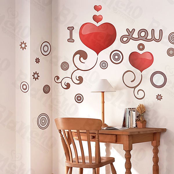 I-Love-U Large Wall Decals