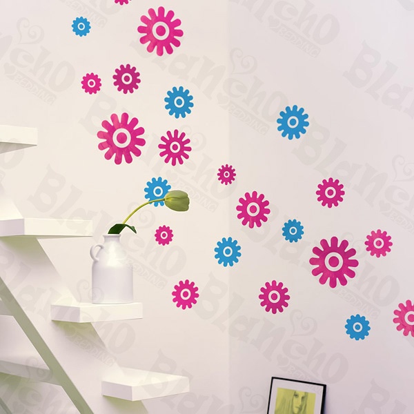 Joyful Round Wall Decals for Home Decor