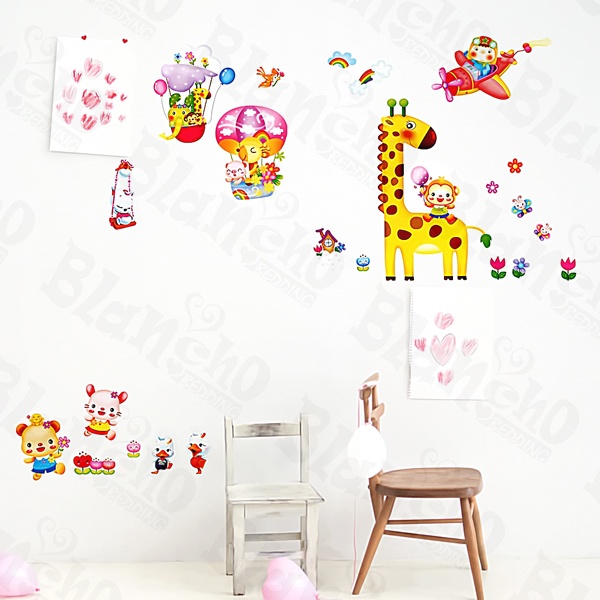 Animal Friends-4 Medium Wall Decals