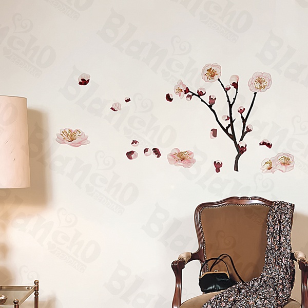 Wintersweet Flower Wall Decals Stickers Appliques