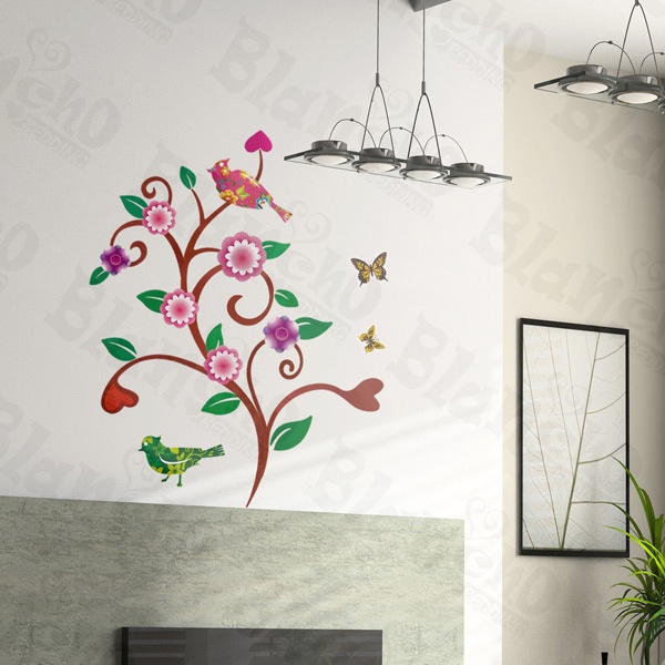 Wave Tree Wall Decals Stickers Appliques