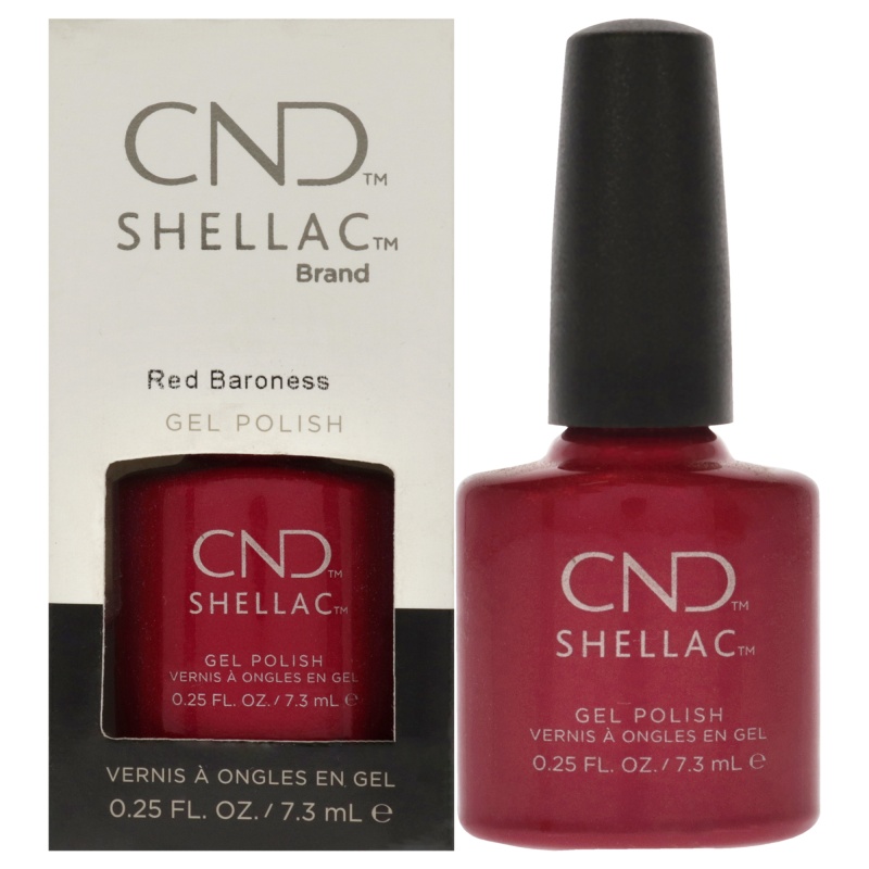 Shellac Nail Color - Red Baroness By Cnd For Women - 0.25 Oz Nail Polish