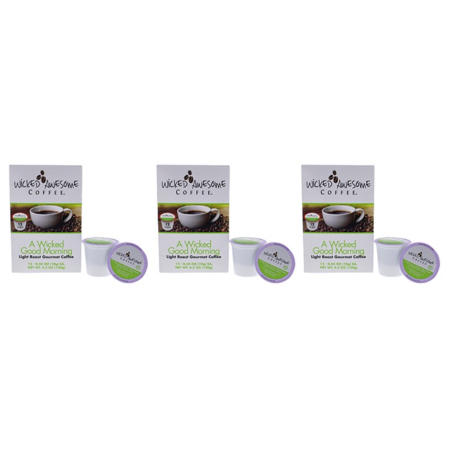 A Wicked Good Morning Coffee By Bostons Best For Unisex - 12 Cups Coffee - Pack Of 3