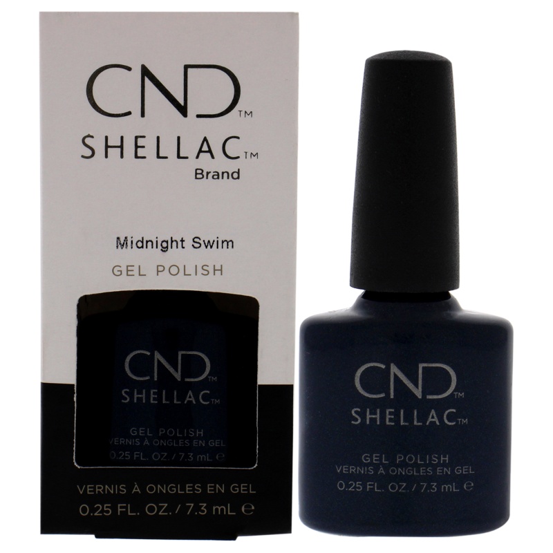Shellac Nail Color - Midnight Swim By Cnd For Women - 0.25 Oz Nail Polish