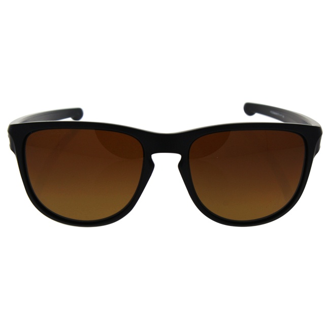 Oakley Silver R Oo9342-06 - Matte Black-Brown Gradient Polarized By Oakley For Men - 57-17-140 Mm Sunglasses