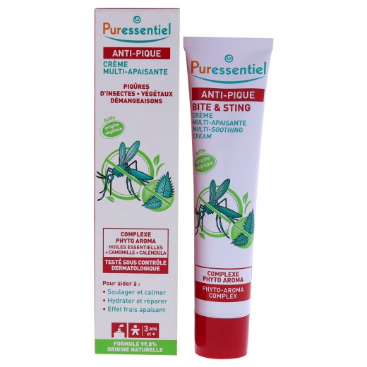 Anti Pique Multi-Apaisante Creme by Puressentiel - 1.4 Oz Body Cream for Unisex