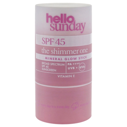 The Shimmer One Mineral Glow Stick SPF 45 PA+ by Hello Sunday