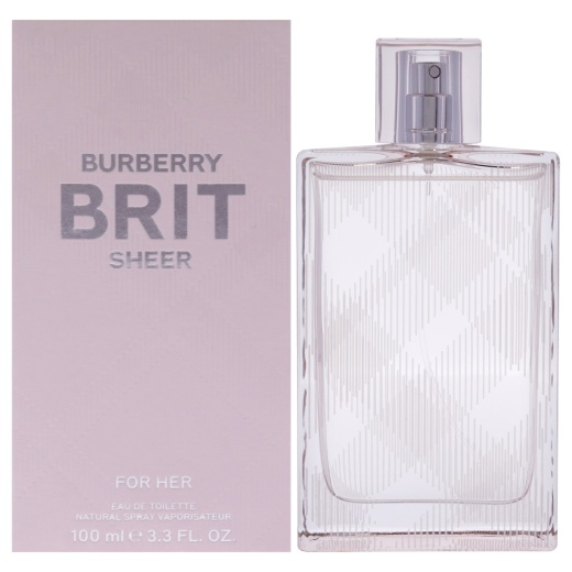 Burberry Brit Sheer Perfume for Women - 3.3 Oz EDT Spray