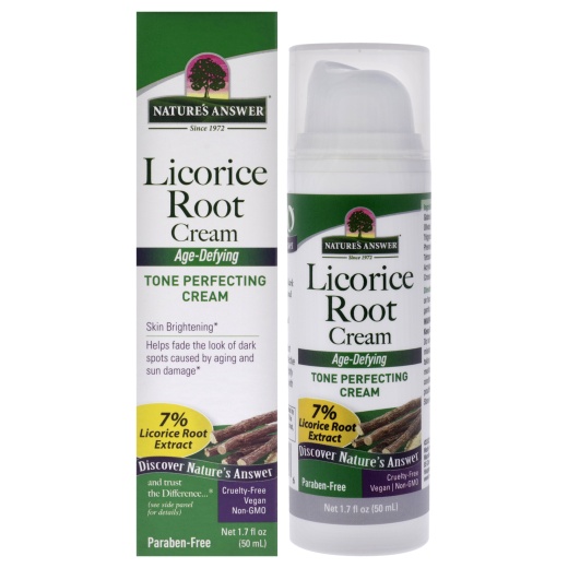 Licorice Root Cream By Natures Answer - 1.7 Oz Unisex Brightening Solution