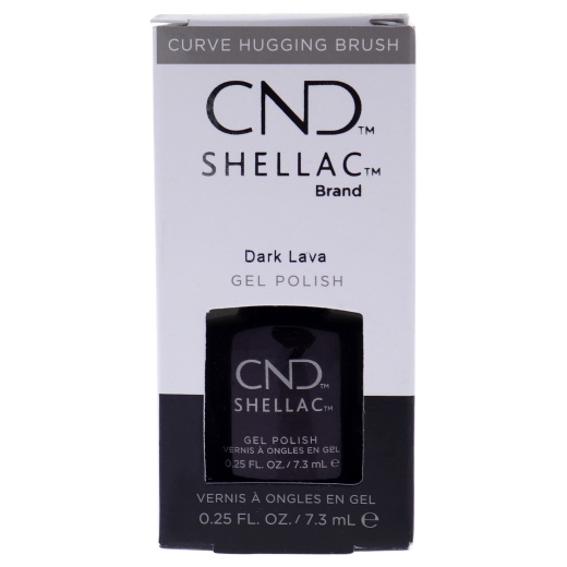 CND Shellac Nail Color - Dark Lava