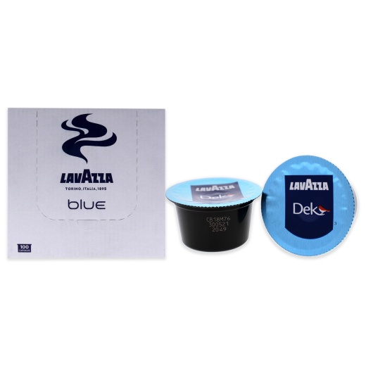 Blue Dek Roast Ground Coffee Pods by Lavazza for Unisex - 100 Pods Coffee