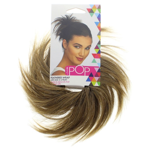 Pop Feather Wrap - R1416t Buttered Toast by Hairdo for Women - 1 Pc Hair Wrap