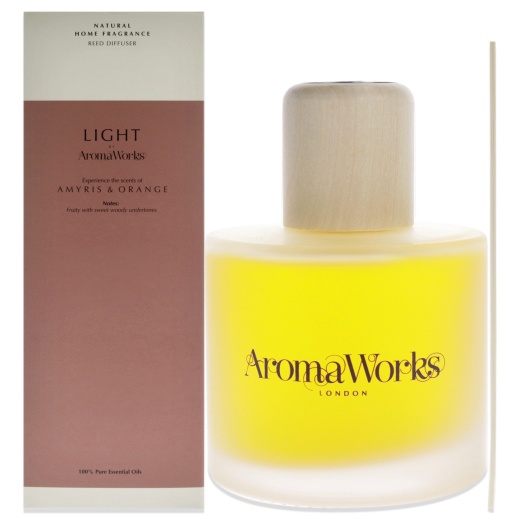 Light Range Reed Diffuser - Amyris and Orange by Aromaworks - 6.76 Oz