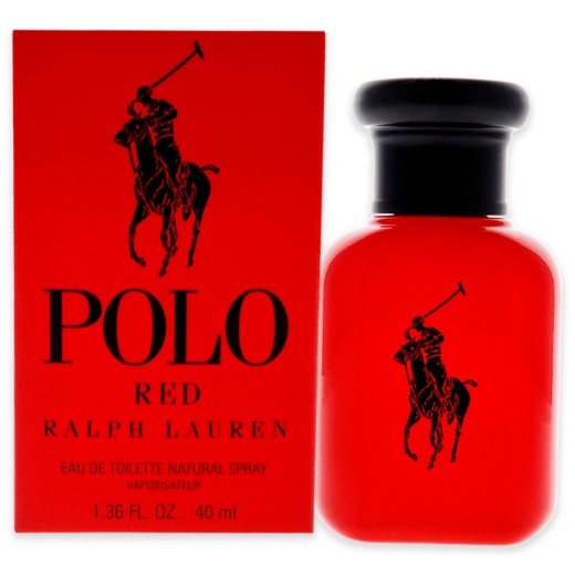 Polo Red By Ralph Lauren For Men - 1.36 Oz Edt Spray