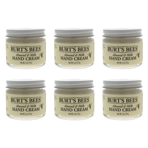 Burts Bees Almond and Milk Hand Cream for Unisex - 2 Oz Cream - Pack of 6