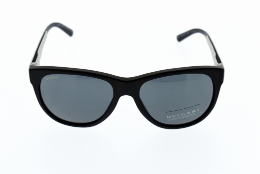 Bvlgari Bv7025 5313-87 Sunglasses for Men - Black Sand-Grey Frame
