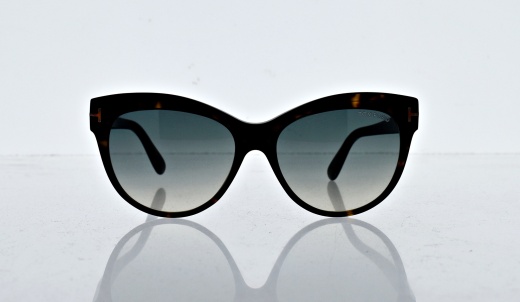 Tom Ford Tf430 52P Lily Sunglasses - Dark Havana-Blue Gradient